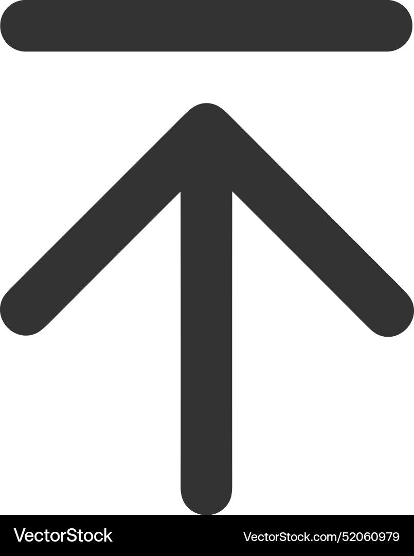 Upload outline icon symbol image Upload outline icon symbol image Vector Image