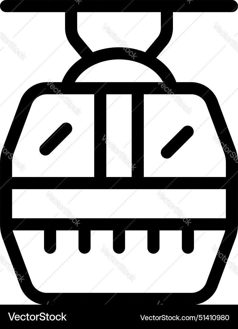 A cable car icon Royalty Free Vector Image - VectorStock