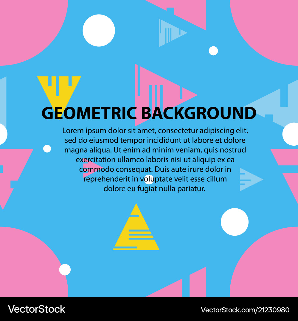 Abstract geometric pattern and background Abstract geometric pattern and background vector image