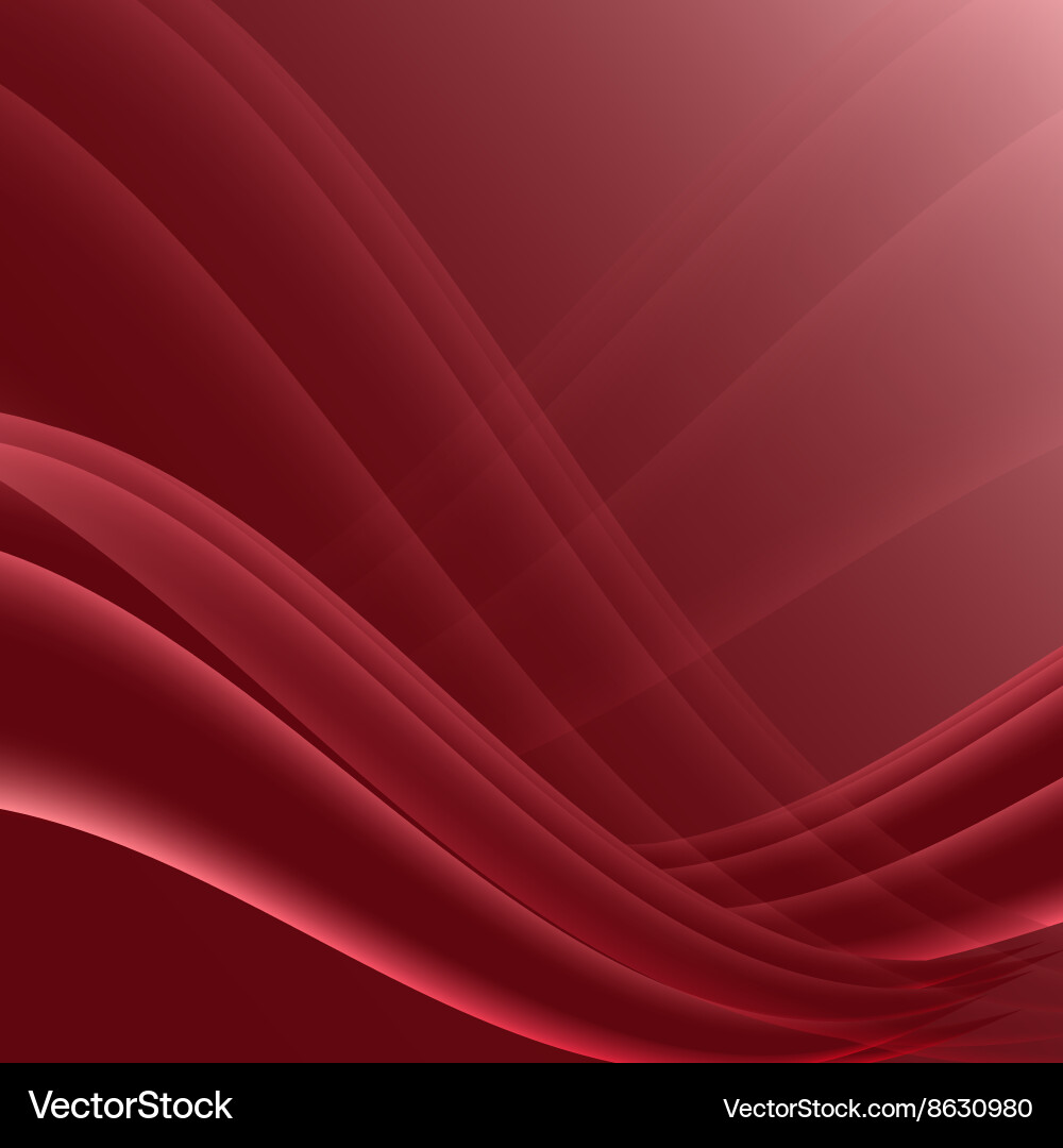 Dynamic Red and Black Wave Pattern vector image