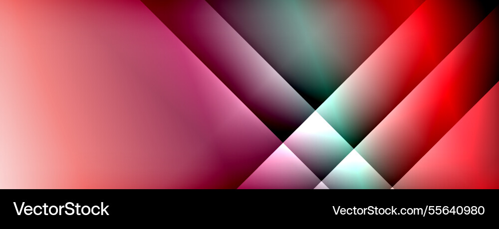 Dynamic shadow lines with gradient colors Vector Image
