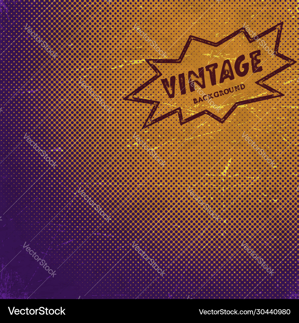 Old scratched card with halftone gradient Old scratched card with halftone gradient vector image