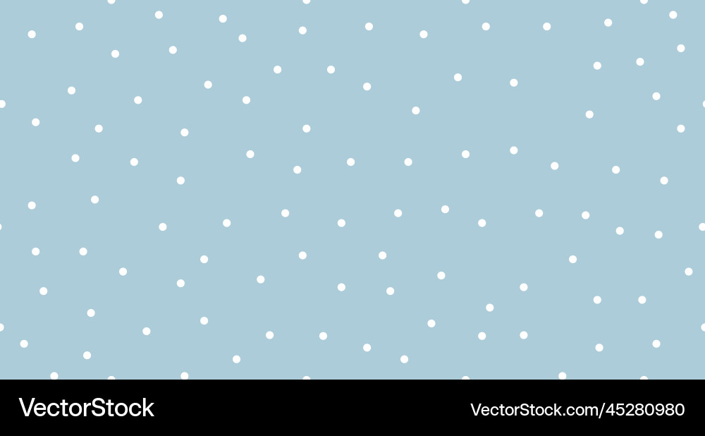 Seamless polka dot pattern repeating texture vector image