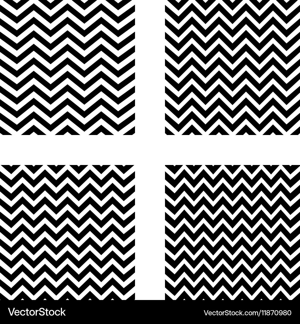Zigzag Stripe Pattern vector image
