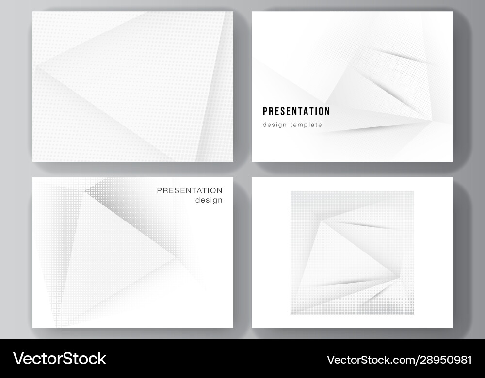 Abstract Presentation Slides vector image