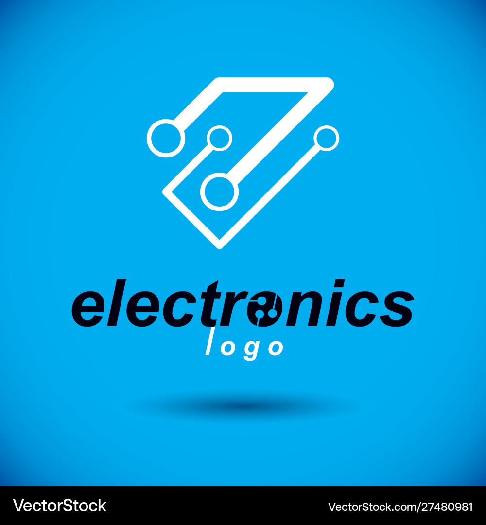 Circuit board digital technologies abstraction Circuit board digital technologies abstraction vector image