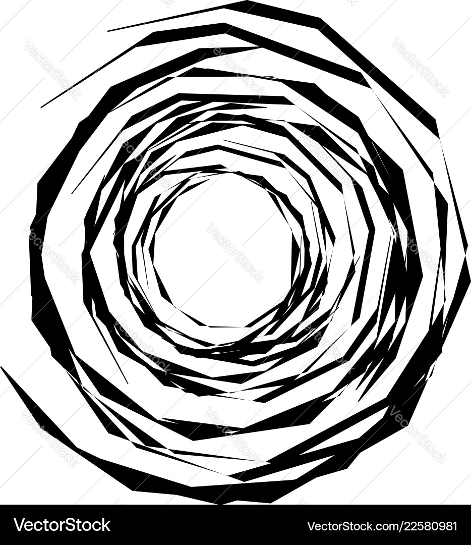 Geometric radial element abstract concentric Geometric radial element abstract concentric Vector Image