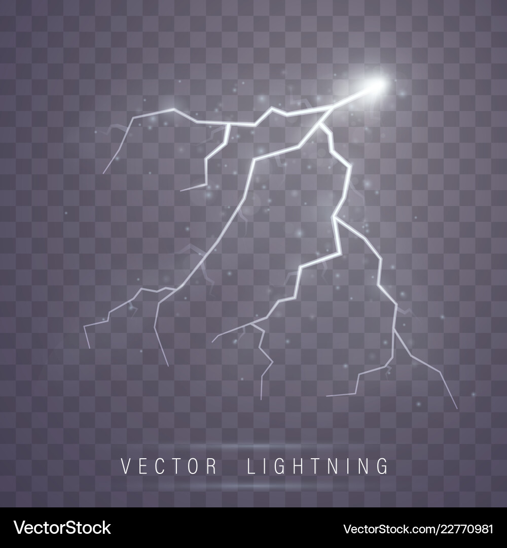 Lightning flash bolt Lightning flash bolt vector image
