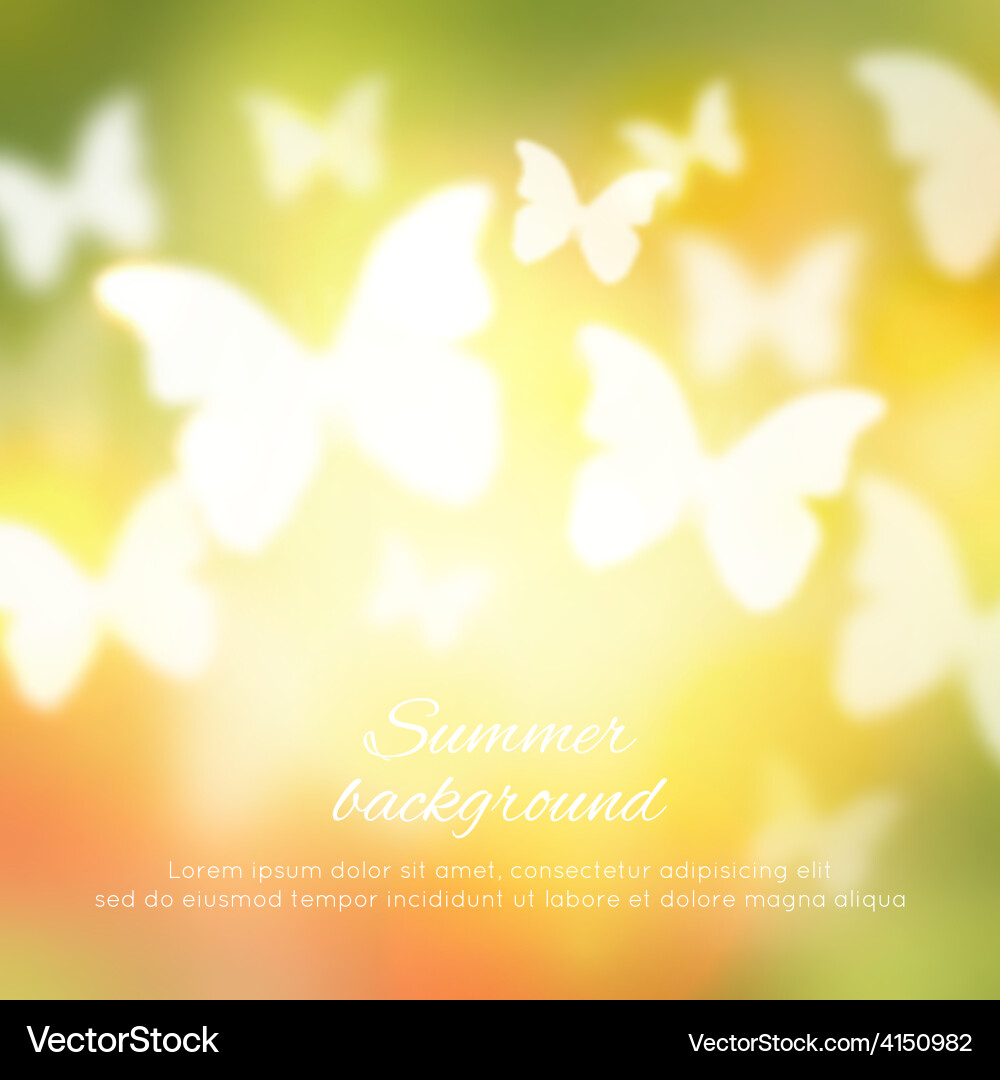 Abstract shining spring summer background vector image