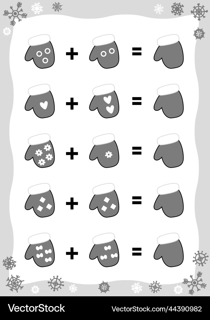 Counting game for preschool children educational Counting game for preschool children educational vector image