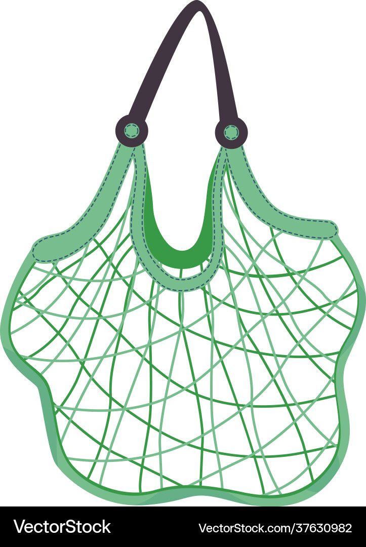 Empty string bag composition vector image