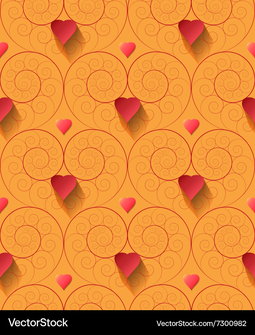 Fractal-spiral seamless pattern Vector Image
