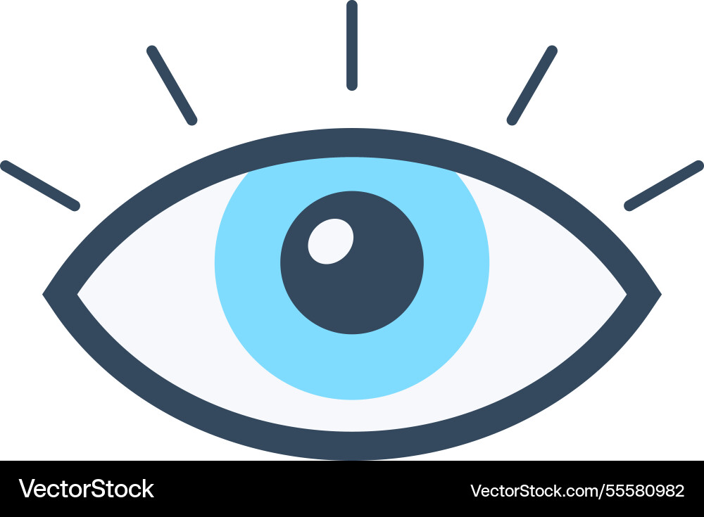 Monitoring flat web icon concept Monitoring flat web icon concept vector image