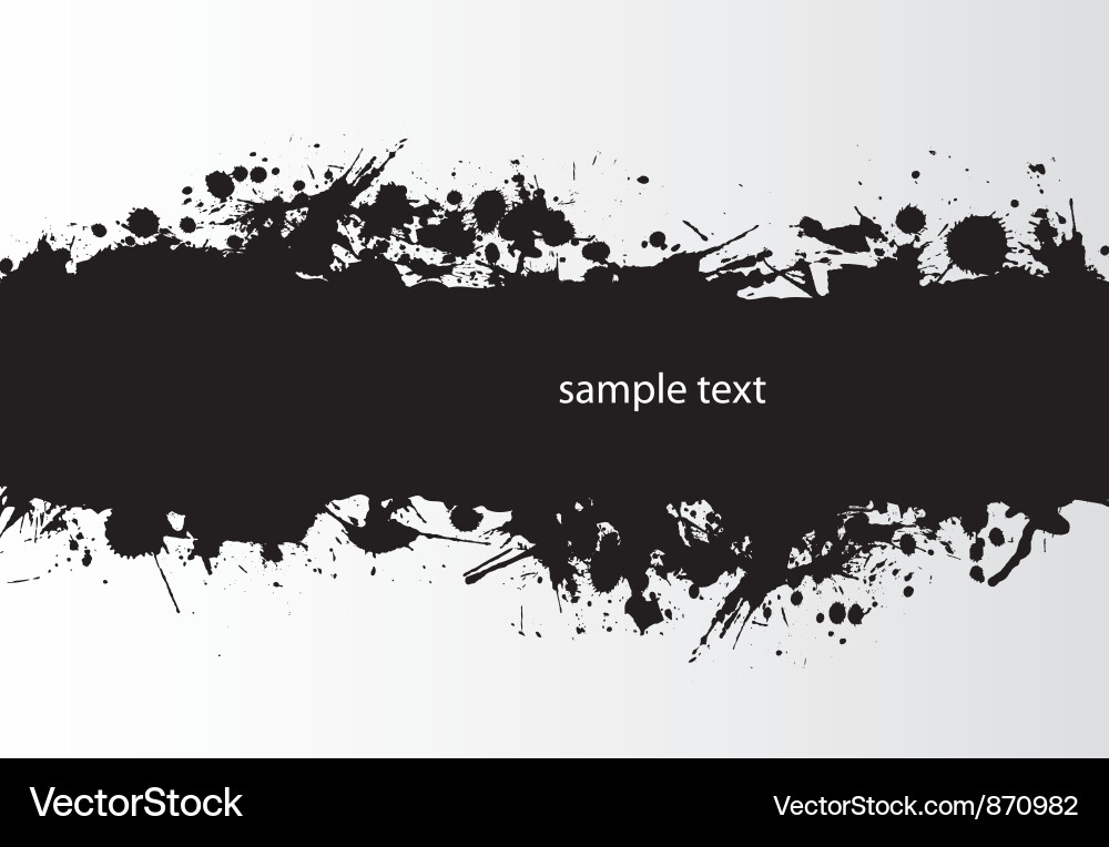 Splash background with space for text vector image