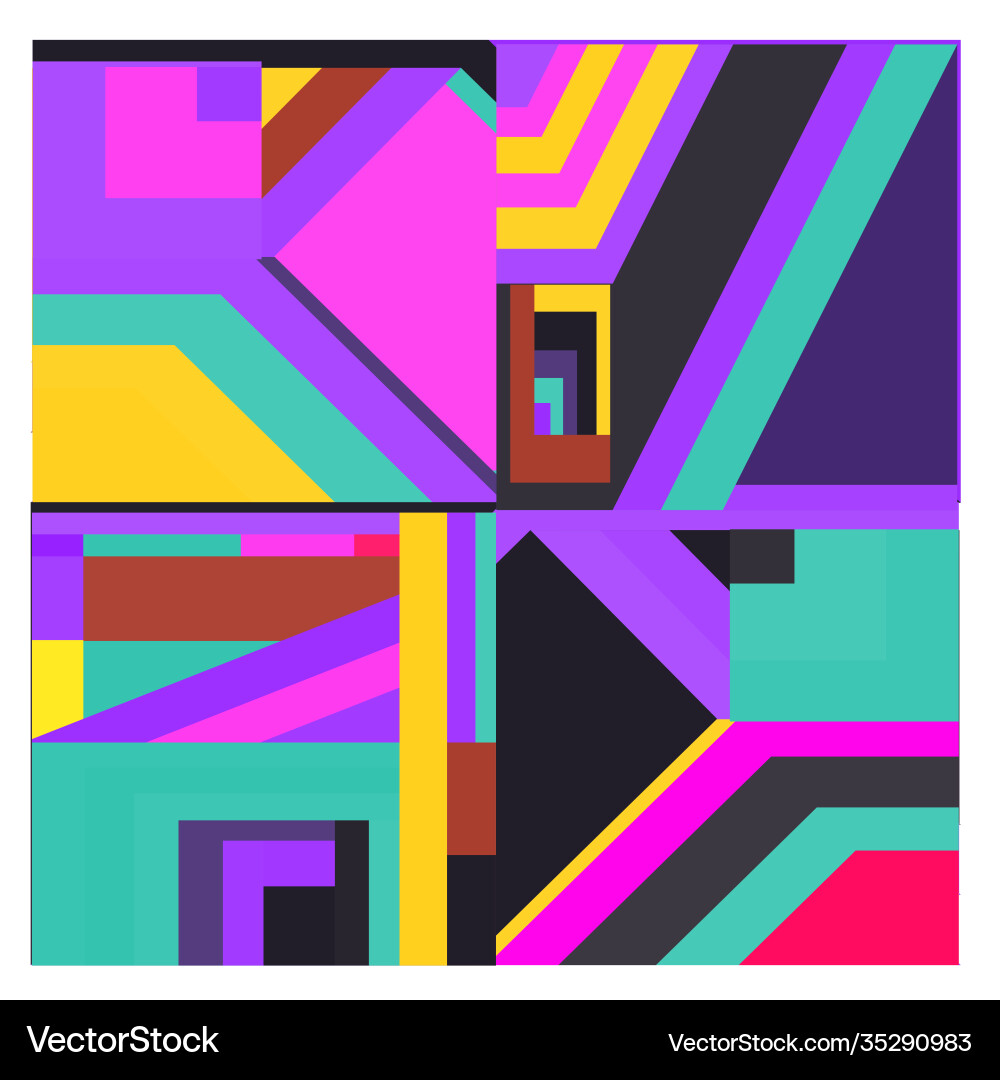 Colorful geometric and curve background pattern Colorful geometric and curve background pattern Vector Image