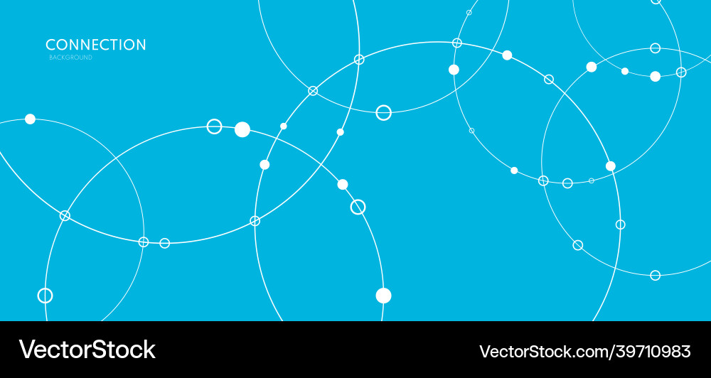 Network connection background Network connection background vector image