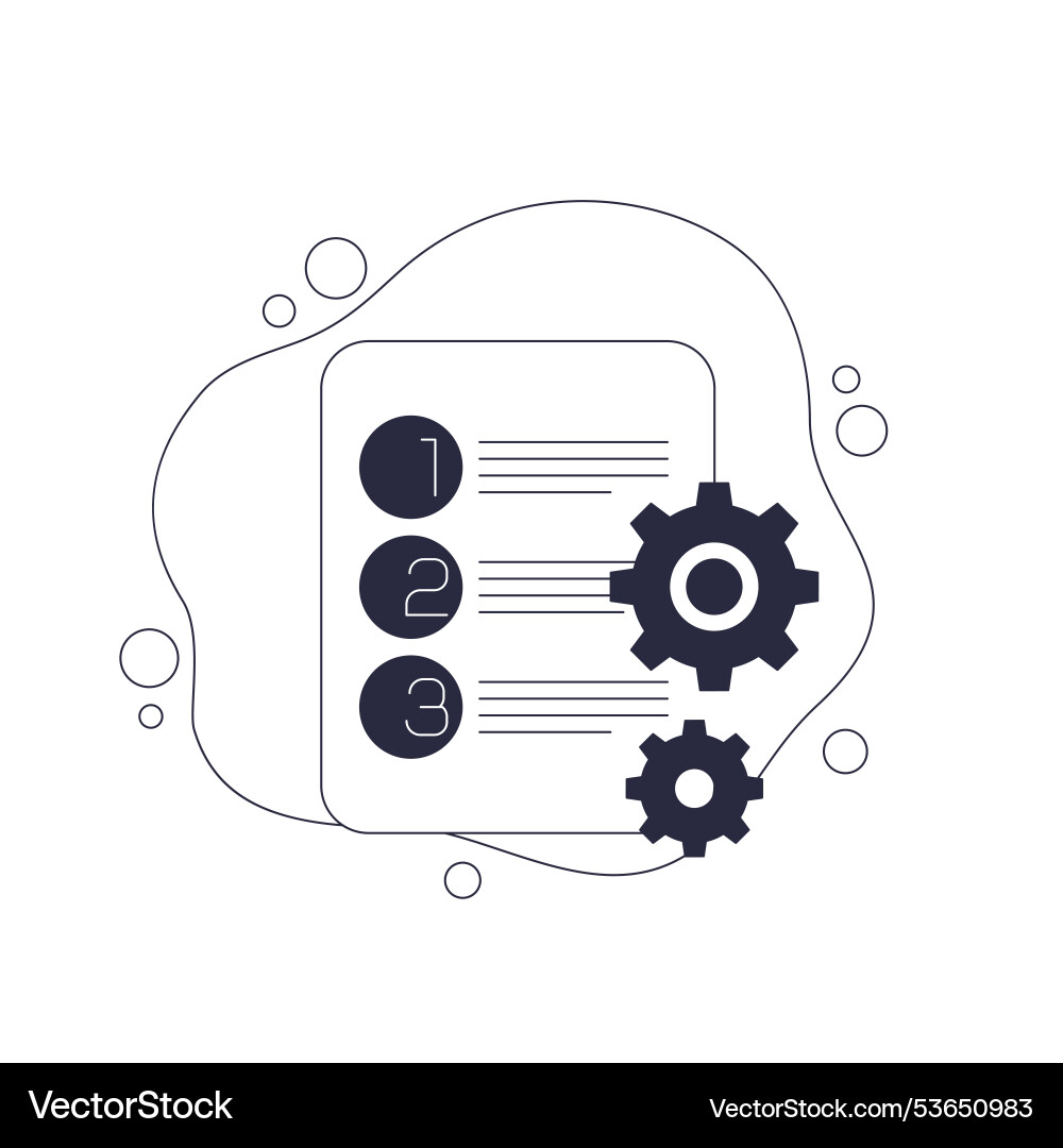 Priority or prioritize tasks vector image