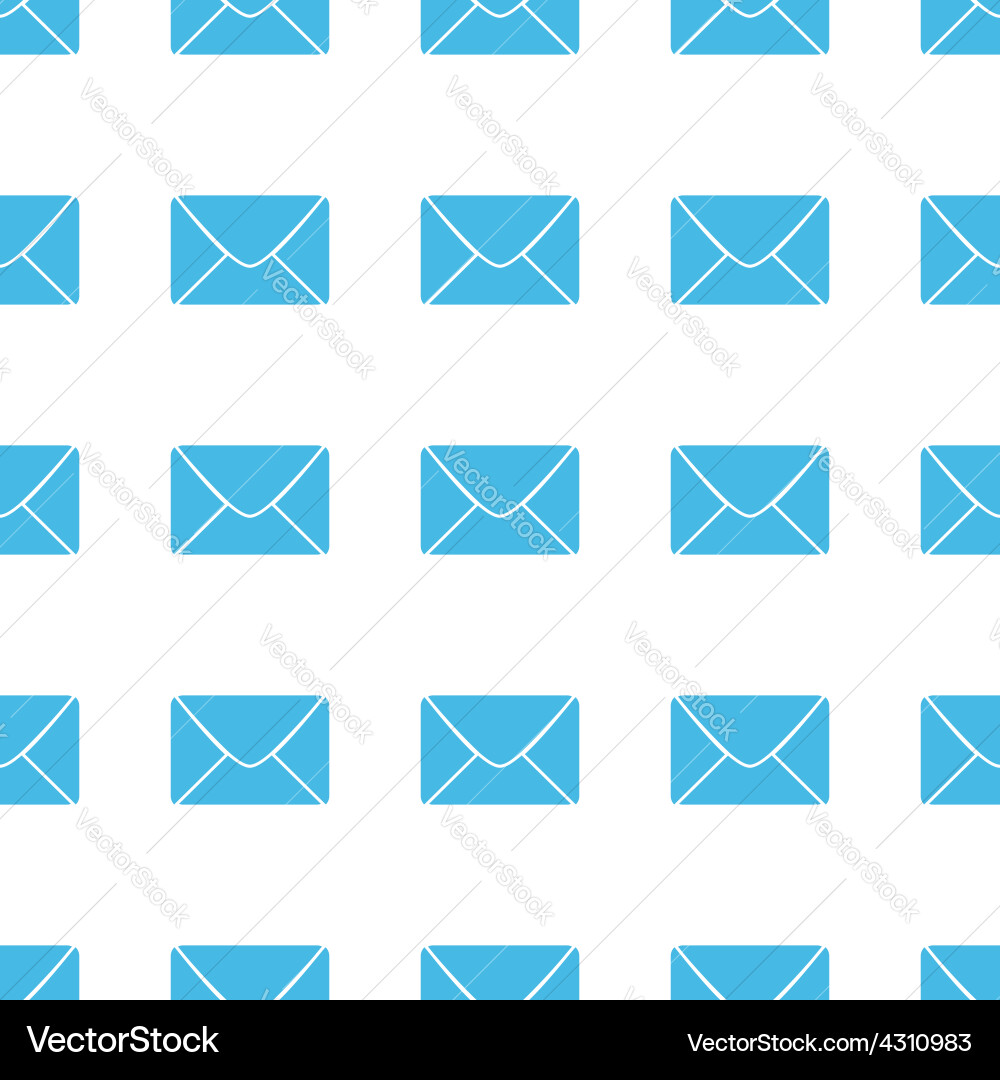 Unique mail seamless pattern Vector Image