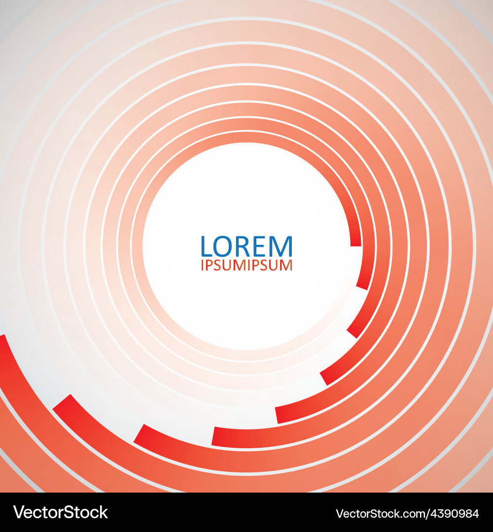 Abstract circle lines symbol Royalty Free Vector Image