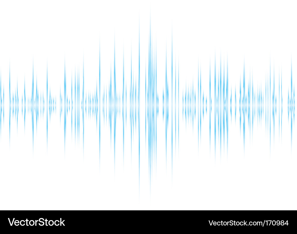 Dynamic Music Wave Background Vector Image
