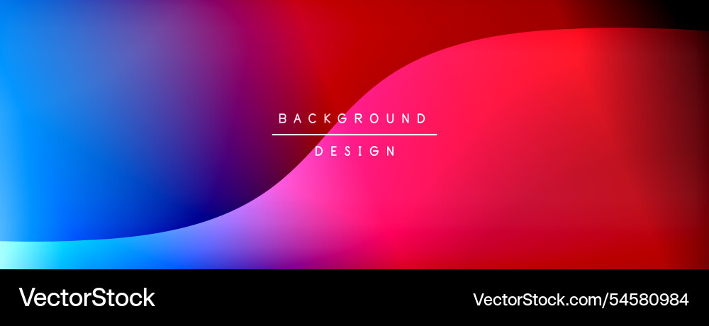Gradient and shadow wave line geometric background Vector Image