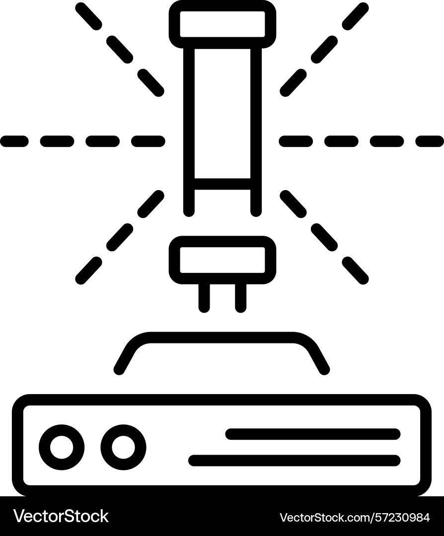 Laser pointer vector image