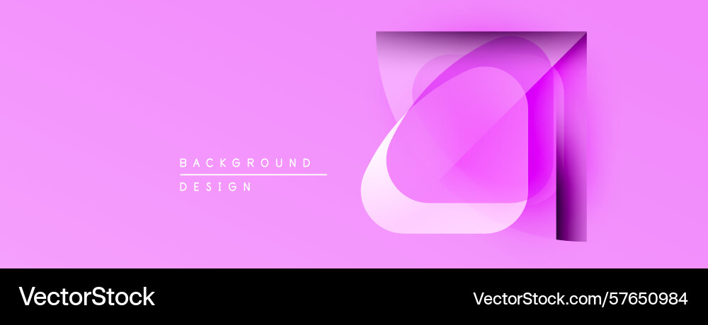 Pink background features abstract square shape Pink background features abstract square shape vector image