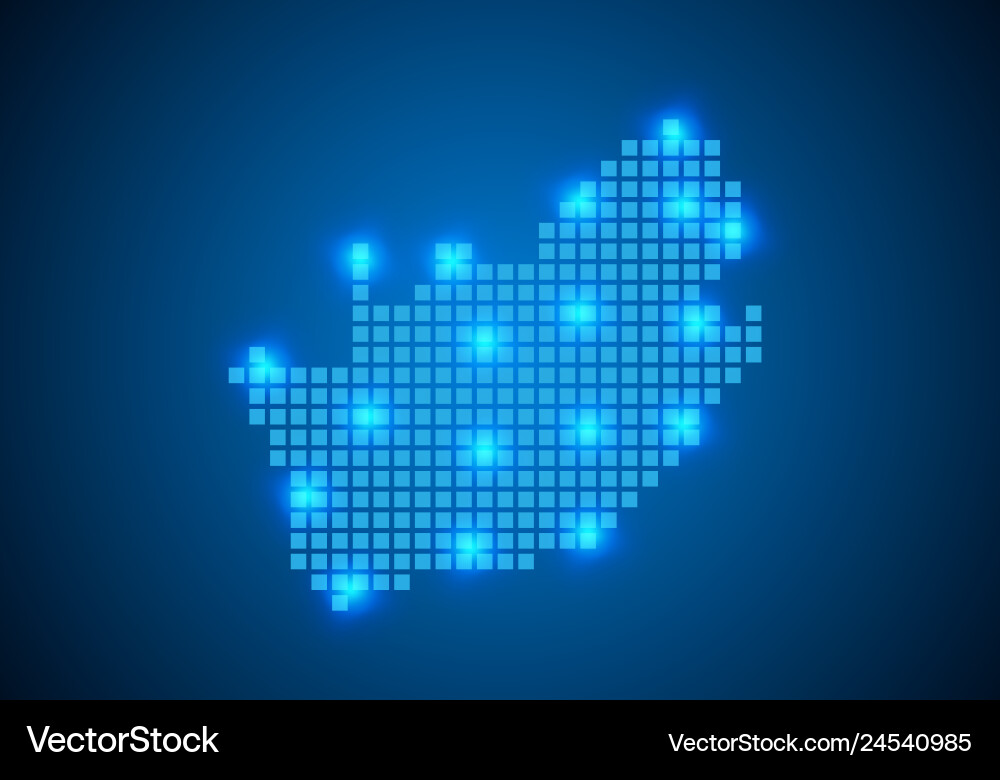 Abstract blue background with map internet line Abstract blue background with map internet line vector image