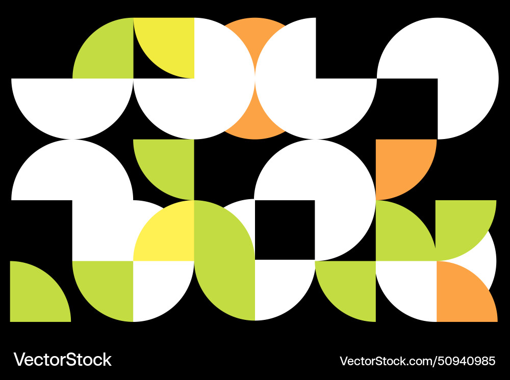 Flat mosaic pattern design Flat mosaic pattern design vector image