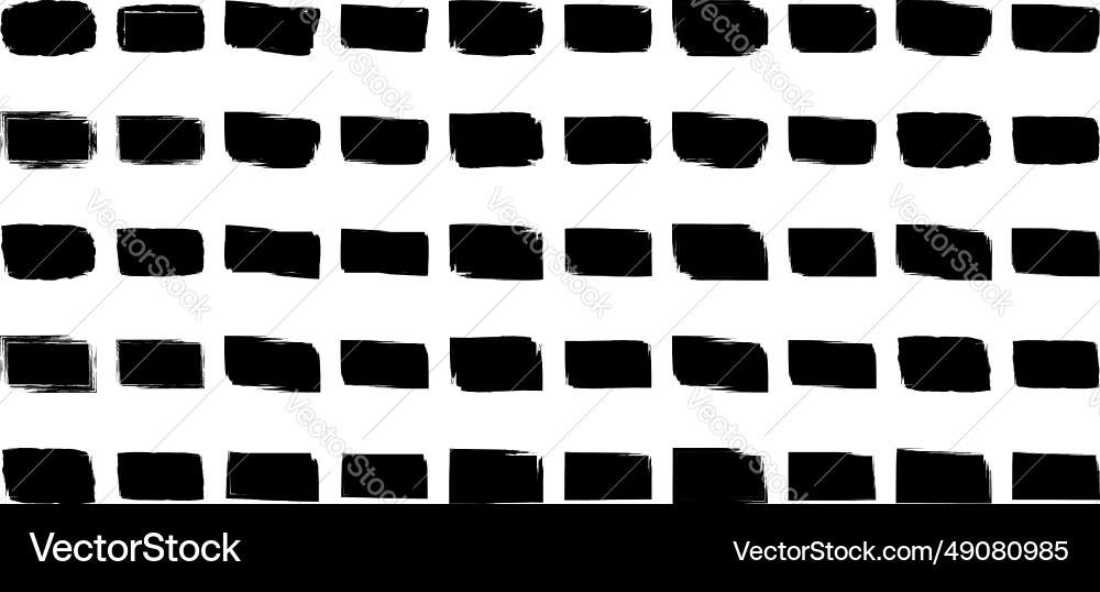 Grunge Rectangular Texture Vector Image