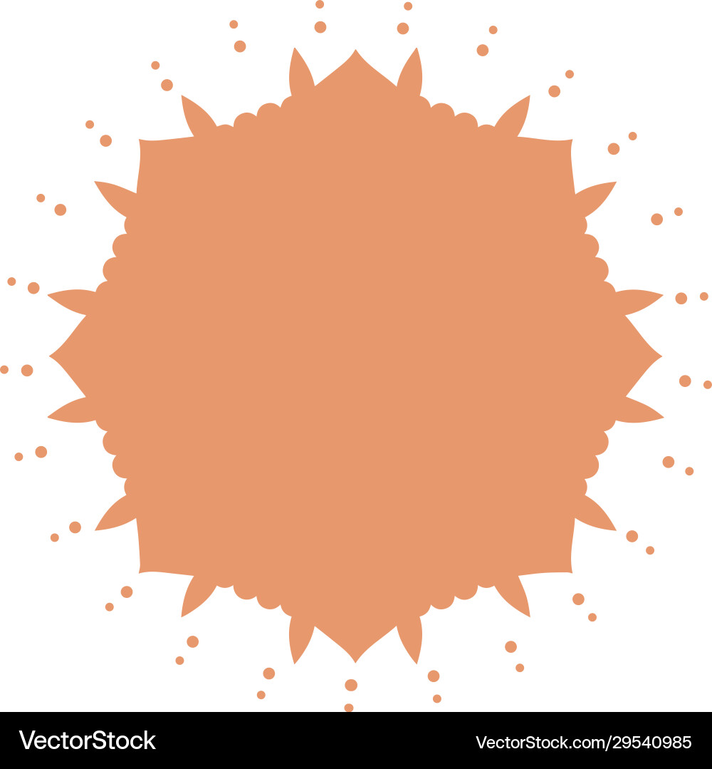 Mandala patterns on isolated background vector image