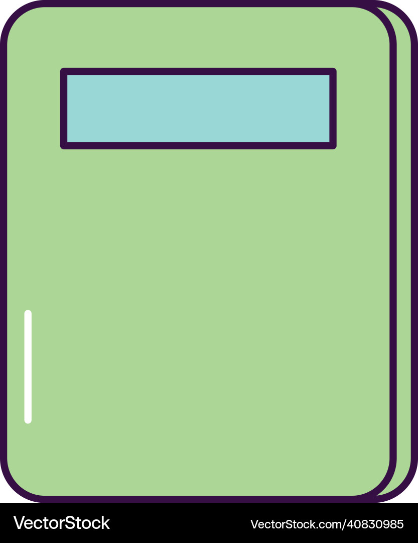 Notebook icon image Vector Image