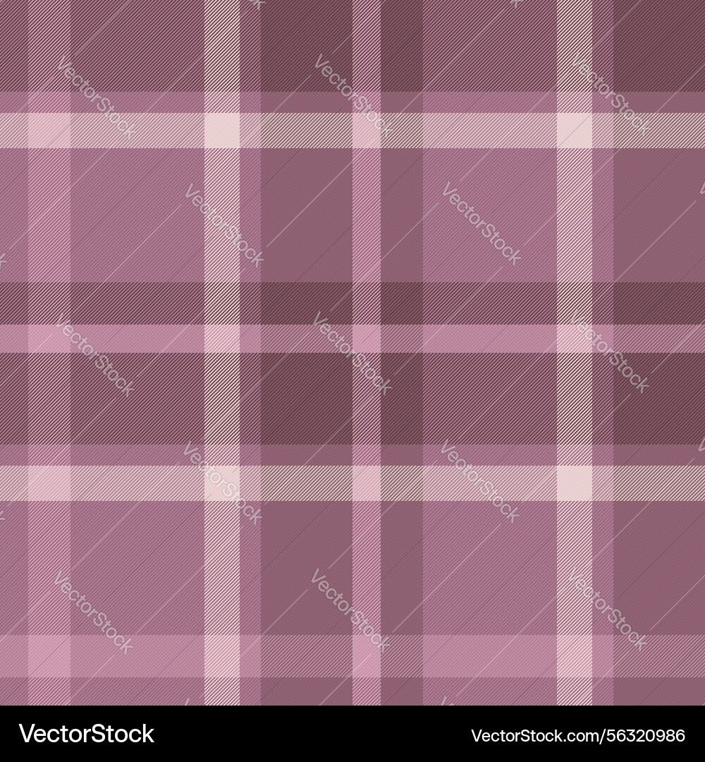 Elegant Mauve Plaid Pattern Vector Image