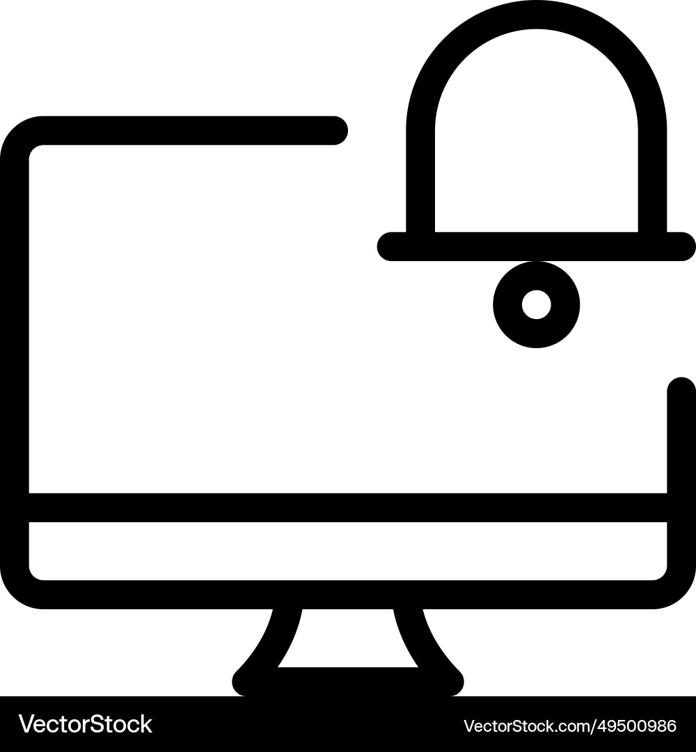 Popups are used to notify users Vector Image