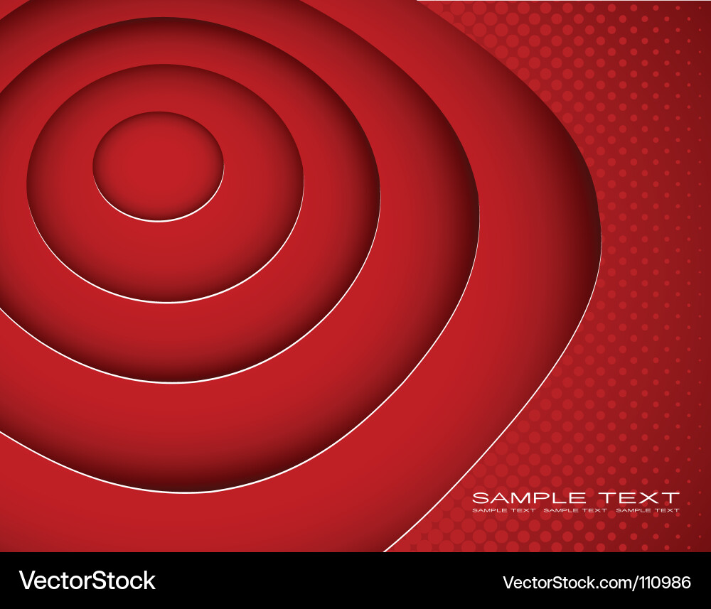 Red Abstract Background vector image