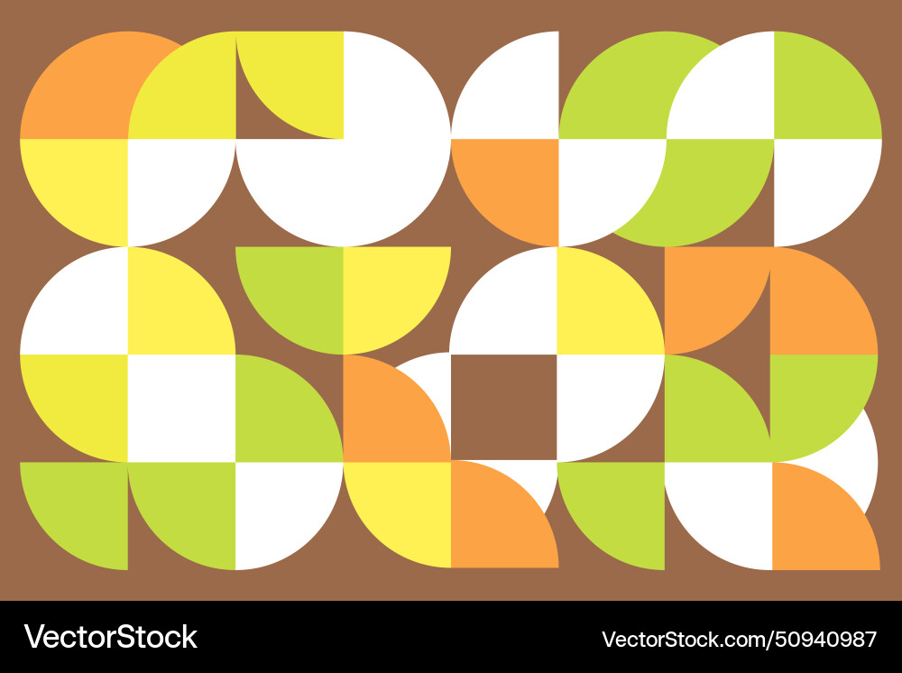 Flat mosaic pattern design Flat mosaic pattern design vector image