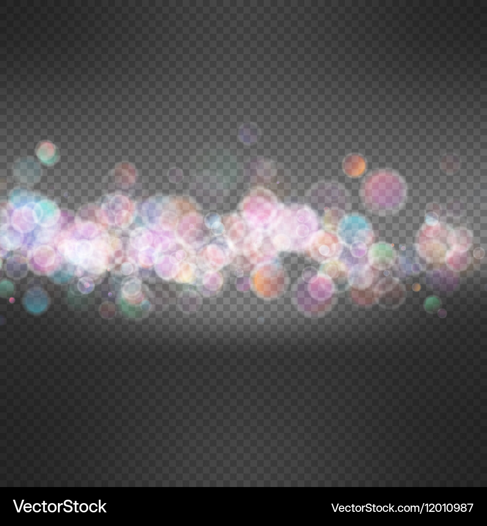 Light background with bokeh eps 10 vector image