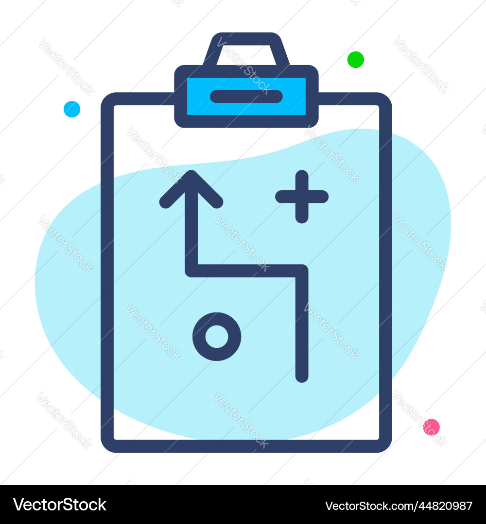 Planning icon user interface as a simple sign Vector Image
