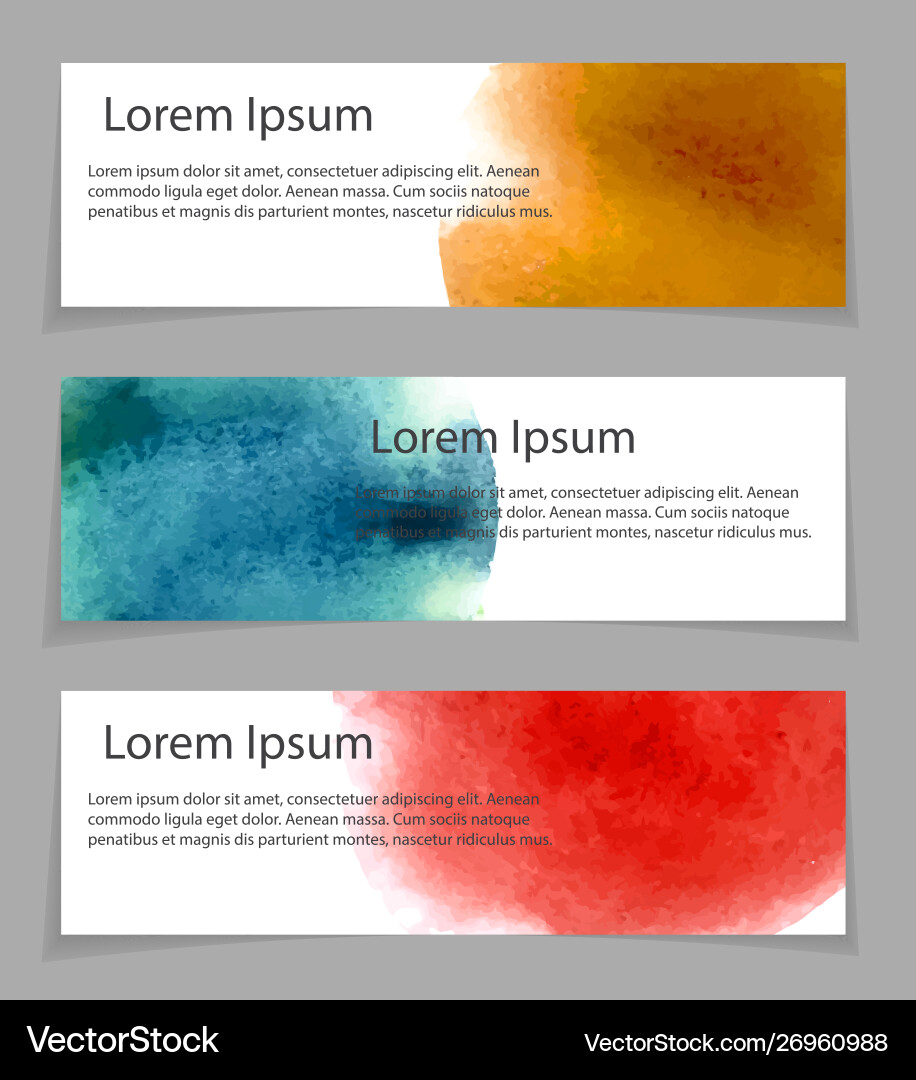 Abstract web banner template image Abstract web banner template image Vector Image