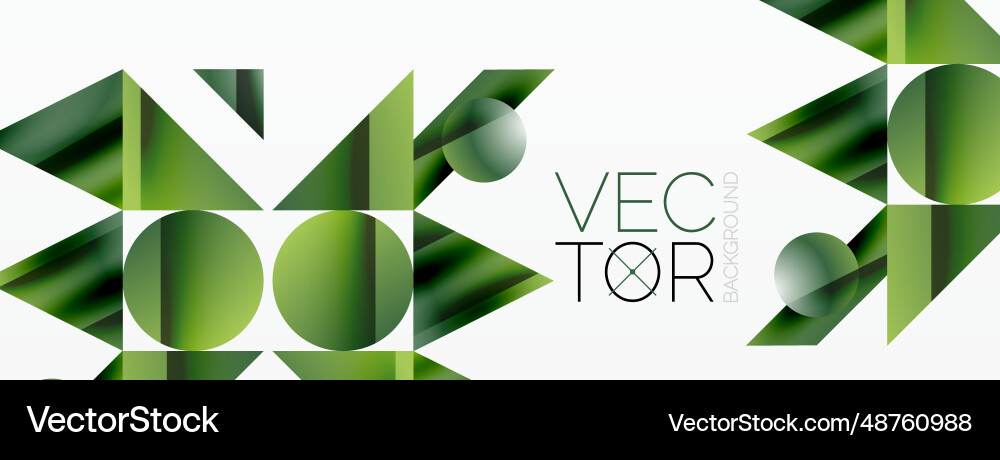 Assorted geometric shapes unite in a minimalistic Assorted geometric shapes unite in a minimalistic Vector Image