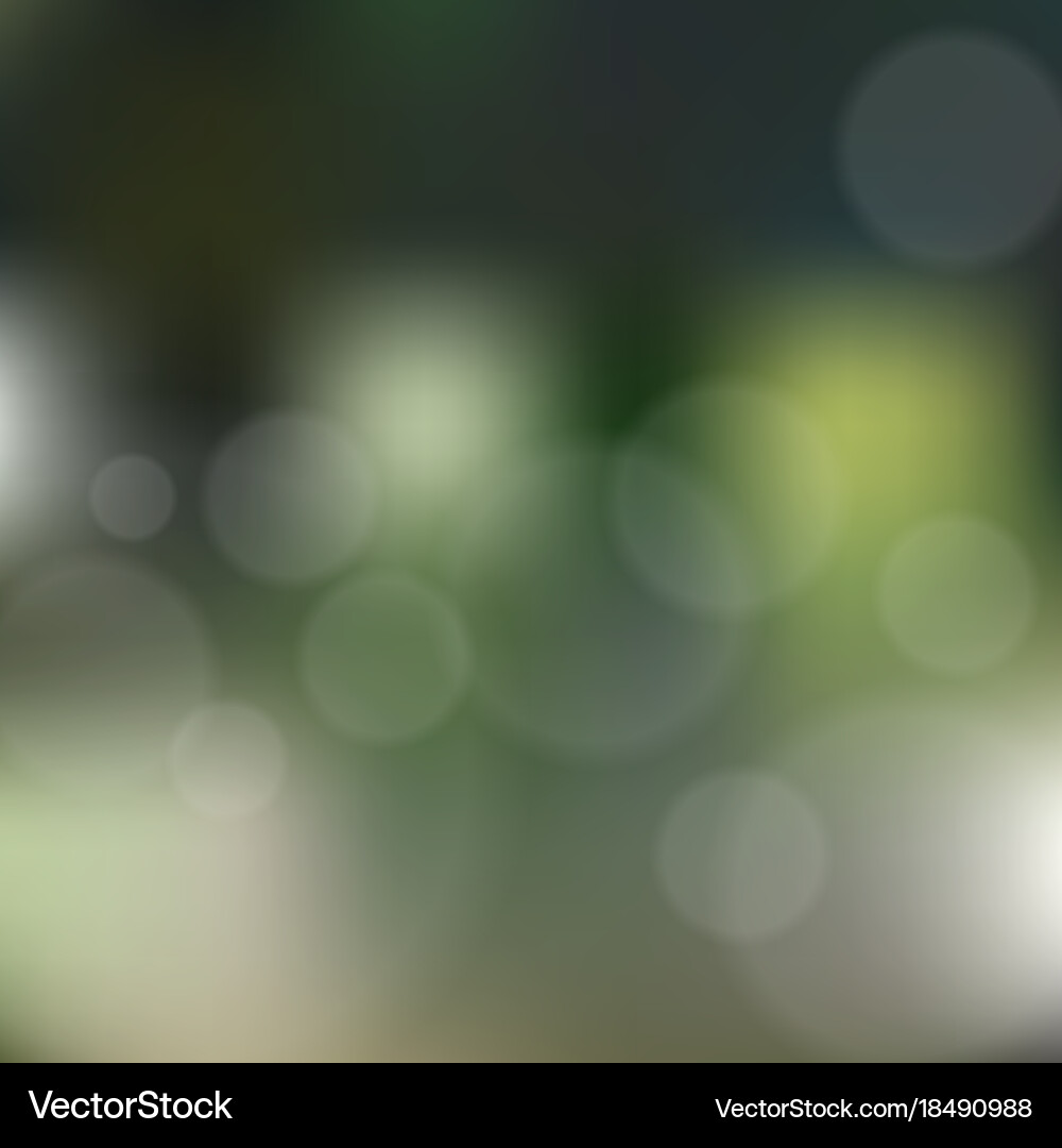 Blurred background with bokeh vector image
