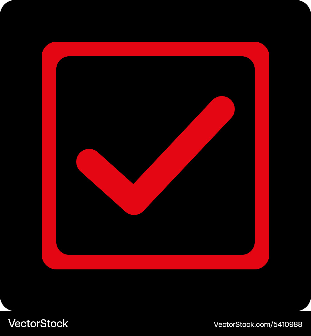 Checkbox icon Vector Image
