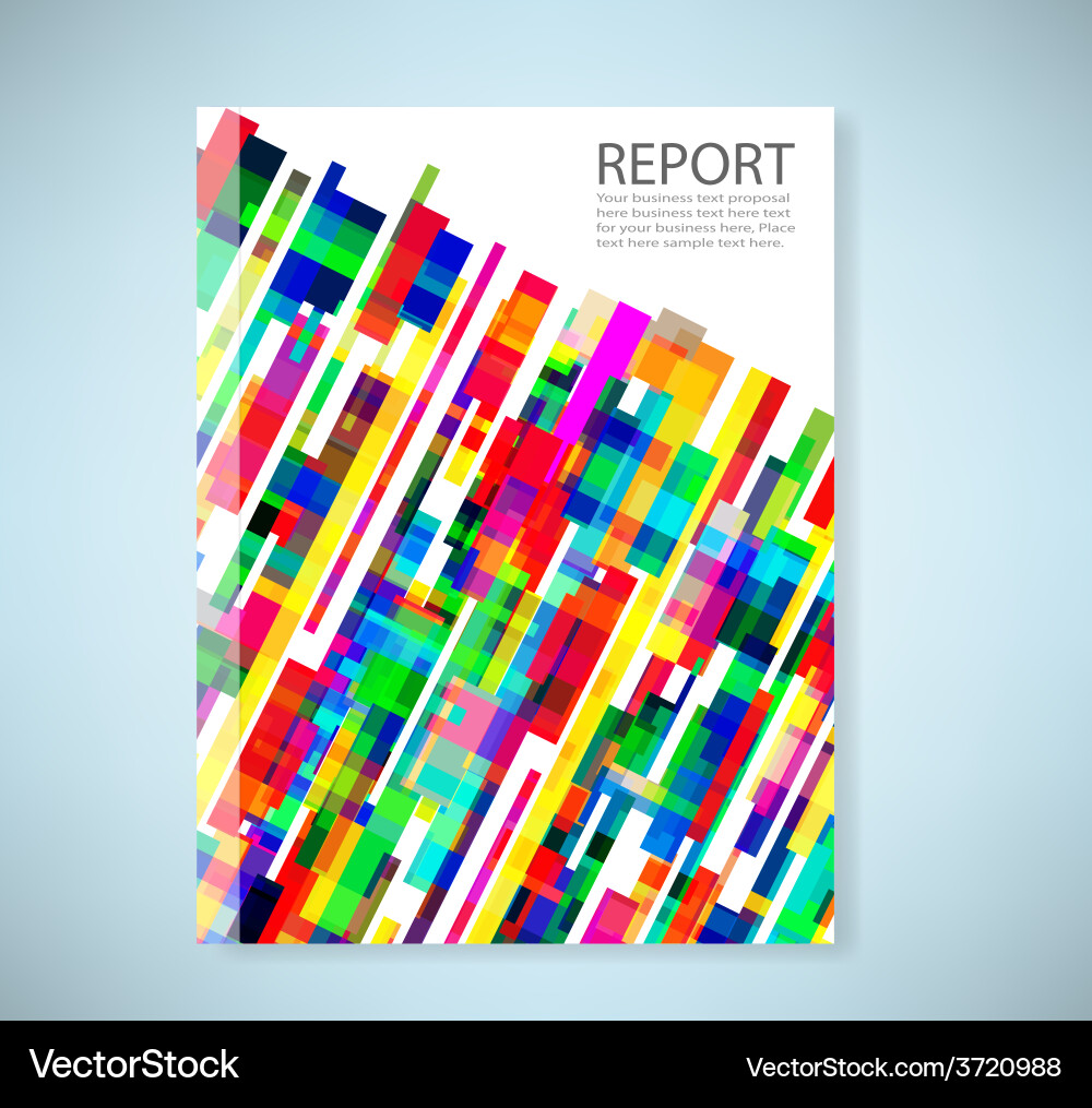 Geometric Abstract Pattern - Colorful vector image