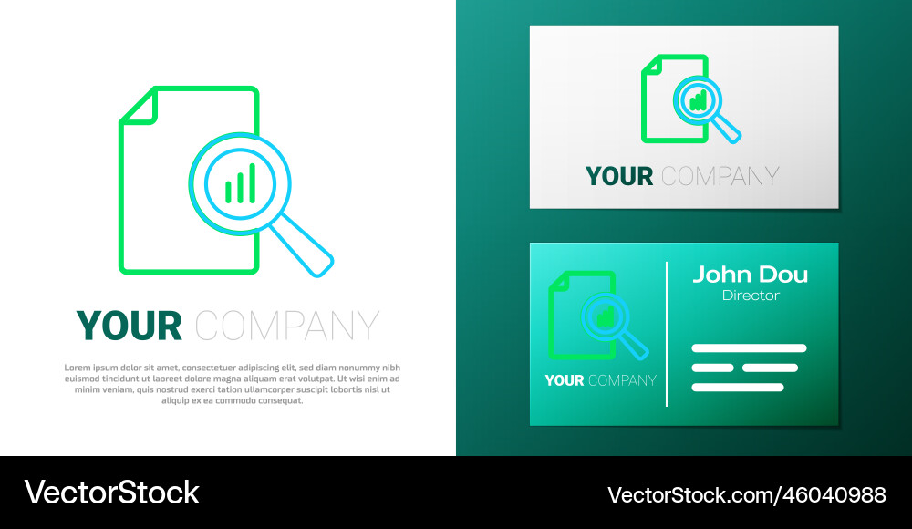 Line document with graph chart icon isolated Line document with graph chart icon isolated vector image