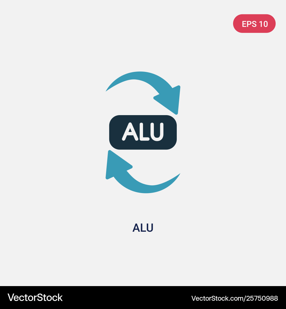 Two color alu icon from user interface concept Two color alu icon from user interface concept vector image