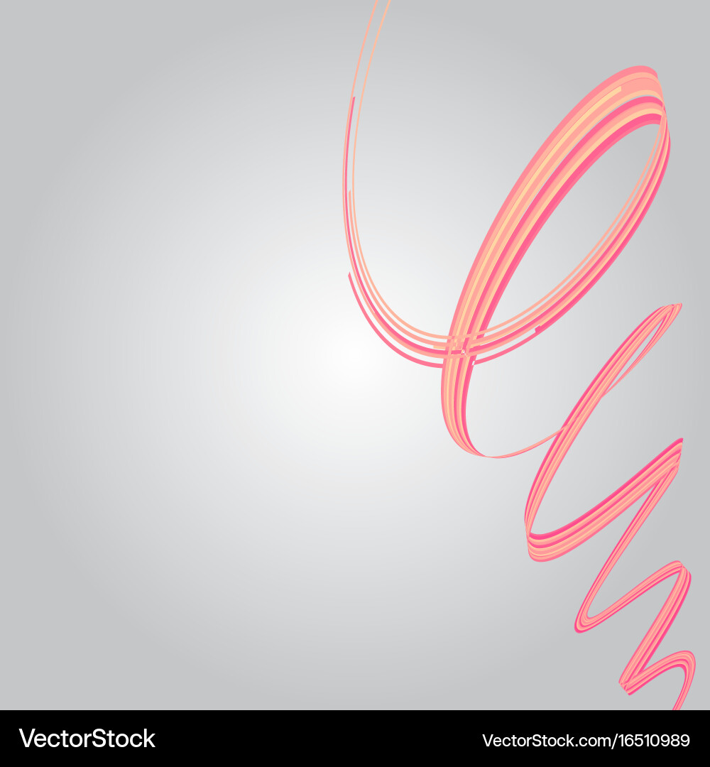 Abstract background with twisted swirles vector image