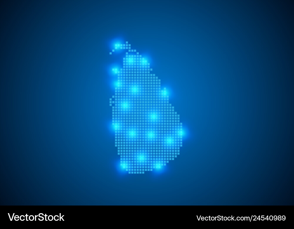 Abstract blue background with map internet line Abstract blue background with map internet line vector image
