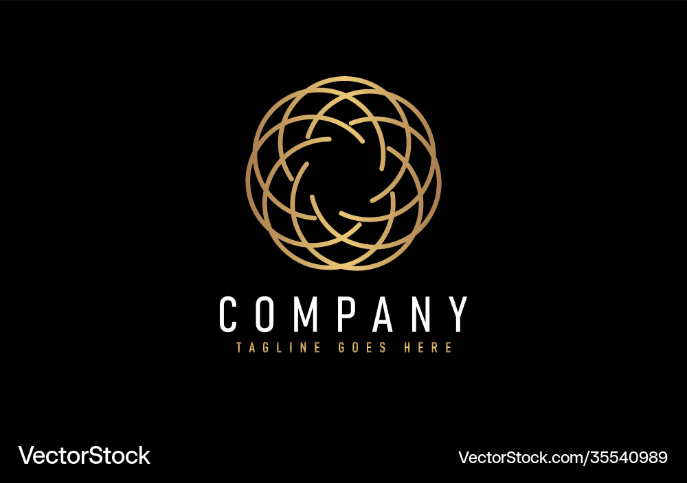 Abstract modern logo design based from circular Abstract modern logo design based from circular vector image