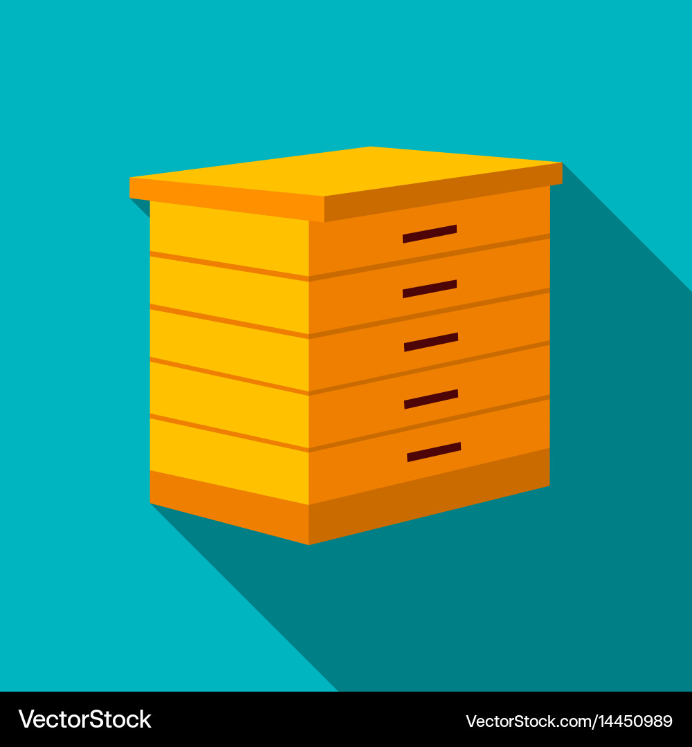 Apiary icon of for web vector image