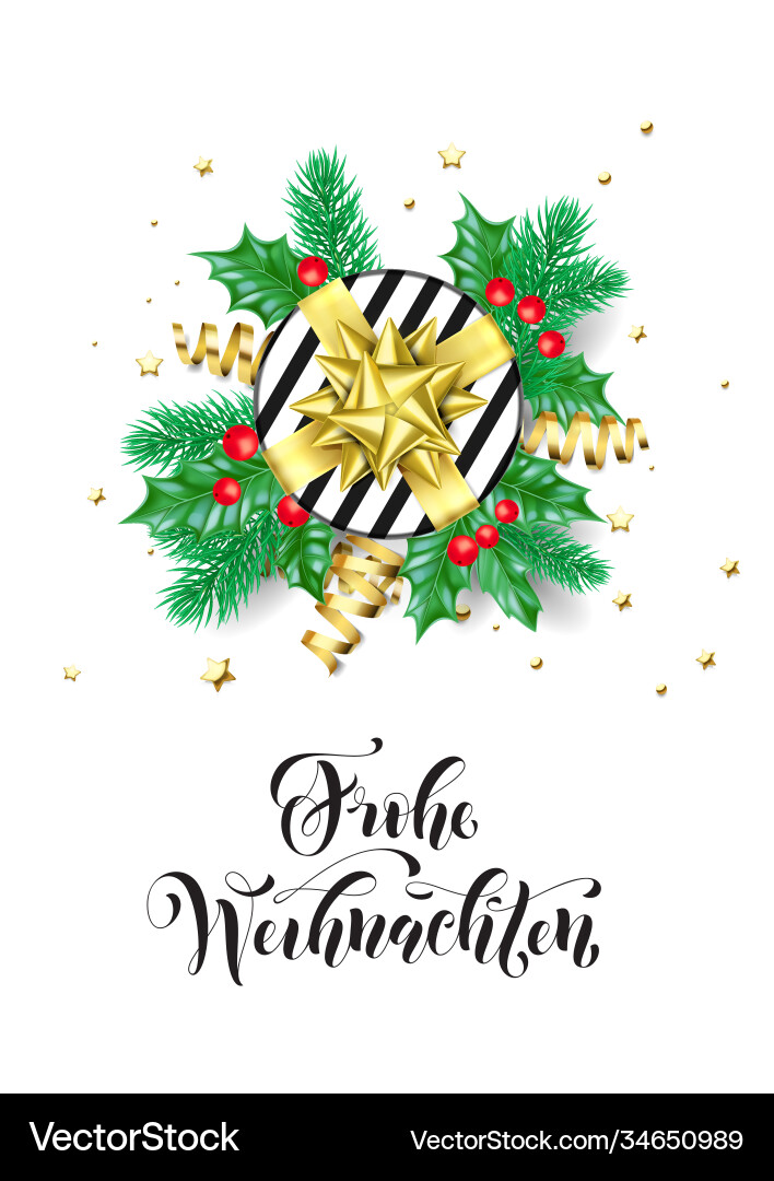 Merry christmas deutsch frohe weihnachten urlaub Merry christmas deutsch frohe weihnachten urlaub Vektorbild